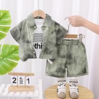 ราคา แฟชั่นฤดูร้อนใหม่เด็กทารกเสื้อผ้าเด็กสูทเด็กมัดย้อมเสื้อ จดหมายพิมพ์เสื้อยืด กางเกงขาสั้น3ชิ้น เซ็ตเด็กวัยหัดเดินเสื้อผ้าเครื่องแต่งกายเด็กชุดวอร์ม (40351059971)