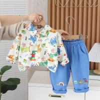 ราคา ใหม่ฤดูใบไม้ผลิฤดูใบไม้ร่วงเสื้อผ้าเด็กเด็กสาวเต็มพิมพ์การ์ตูนสัตว์เสื้อเครื่องมือกางเกง2ชิ้น เซ็ตเด็กวัยหัดเดินเสื้อผ้าเด็กวอร์ม (29457436386)