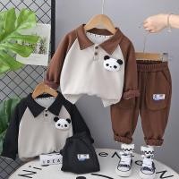 ราคา ฤดูใบไม้ผลิฤดูใบไม้ร่วงสาเหตุเด็กชุดเด็กทารกเด็กหญิงการ์ตูนตุ๊กตาแพนด้าโปโลเสื้อแขนยาว กางเกง2ชิ้น เซ็ตเด็กเสื้อผ้าเด็กทารกกีฬา0 5ปี (27856063034)