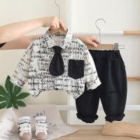 ราคา ชุดเสื้อผ้าสบายๆสำหรับฤดูใบไม้ร่วง สูทพิมพ์ลายเต็มตัว ชุดเสื้อแขนยาวพร้อมกางเกง สำหรับเด็กวัย1 5ปี (43907819546)