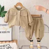 ราคา ชุดเด็กชายวัยหัดเดิน สำหรับฤดูใบไม้ร่วง อายุ 1 ถึง 5 ปี พร้อมเสื้อฮู้ดและกางเกง (40574503109)