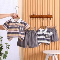 ราคา ฤดูร้อนใหม่ 2025 เด็กชายเสื้อผ้าชุดเด็กลายเสื้อโปโล เครื่องมือกางเกงขาสั้นสองชิ้นชุดสาวเด็กแฟชั่นเสื้อผ้าสบายๆชุด (29870204269)