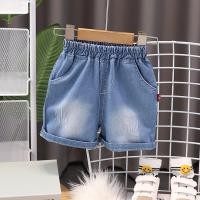 ราคา เด็กชายกางเกงขาสั้นผ้ายีนส์เด็กผ้าฝ้ายนุ่มฤดูร้อนสีฟ้าเด็กวัยหัดเดินสาวกางเกงขาสั้นเด็กเกาหลี ยีนส์ กางเกงขาสั้น (26106444393)