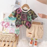 ราคา เสื้อยืดแขนสั้น และกางเกงขาสั้น แบรนด์หรู แฟชั่นฤดูร้อน สําหรับเด็กทารกผู้ชาย 2 ชิ้น (21877201035)