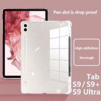 ราคา SAMSUNG กรณีแท็บเล็ตสําหรับsamsung Galaxy Tab S10 FE SM X520 X526B S10 FE Plus S10Ultra S10 Plus S9 FE Plus S7 S8 A9 Plus A8 A7 S6 Liteซิลิโคนนุ่มTPUถุงลมนิรภัยพร้อมช่องเสียบปากกา (29232821196)