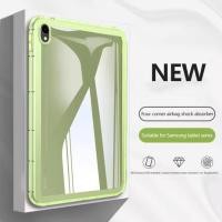 ราคา Transprant กรณีแท็บเล็ตสําหรับ Samsung Galaxy Tab S10 FE 10 9 นิ้ว 2025 S9 S9 FE 12 4 นิ้ว A7 Lite 8 7 10 4 A9 Plus A8 10 5 S6 Lite S7 S8 Plus S7FE 12 4 กันกระแทก Soft TPU Cover (28532888732)