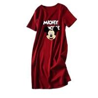 ราคา SHINee11 เดรสเสื้อยืด แขนสั้น ทรงหลวม ผ้ายืด เนื้อนิ่ม ใส่สบาย สไตล์เกาหลี สำหรับผู้หญิง (40127011766)