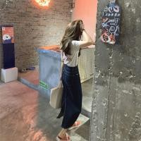 ราคา กระโปรงยีนยาว เอวสูง ทรงเอ ลําลอง ผ่าข้าง ขนาดใหญ่ สไตล์เรโทร 2024 (53101950111)