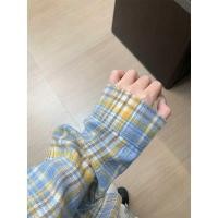 ราคา 2025ปีใหม่สไตล์ใหม่ย้อนยุคสีคมชัดลายสก๊อตเสื้อแขนยาวหลวมอเมริกันสบายๆครีมกันแดดเสื้อด้านบนแจ็คเก็ตสวมใส่ด้านนอก (51053037488)