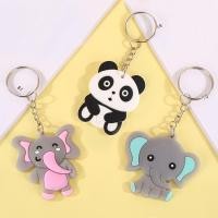 ราคา ช้างน่ารักแพนด้าสัตว์พวงกุญแจซิลิโคนวัวพวงกุญแจสําหรับผู้หญิงกระเป๋าเป้สะพายหลังจี้ (29678430669)