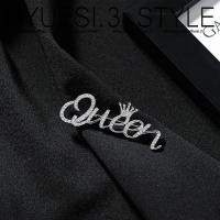 ราคา เข็มกลัด รูปมงกุฎราชินี ประดับคริสตัล พลอยเทียม หรูหรา เหมาะกับงานปาร์ตี้ สําหรับผู้หญิง (24206698526)