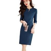 ราคา พร้อมส่งวันนี้ 2PM H59 เดรสสาวอวบ คอจิตรดา ผ้าหนามีซับใน ยาว40นิ้ว สาวอวบใส่ได้ (52303049740)