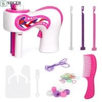 ราคา SHCER ไหมถักผมอัตโนมัติ สานไฟฟ้า เครื่องมือผมถักเปีย ของเล่นแต่งหน้าดอกไม้ผมถักเปียชุดDIYบิดถักม้วนของเล่นXmas (47750903750)