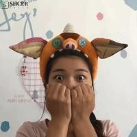 ราคา SHCER Legends of Zeldas ผม Hoop หวานกว้างด้านข้าง Bokkoblins ที่คาดผมหมู Headwear โพลีเอสเตอร์สีส้มนุ่มคอสเพลย์ Props ผมผู้หญิง (47403077143)