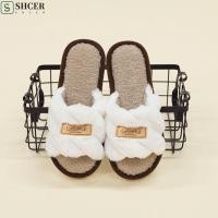 ราคา SHCER Furry Plush รองเท้าแตะ แถบลื่นฤดูหนาวรองเท้าแตะในร่ม สบายFluffy Thicken Warm Casual Homeรองเท้าแตะความร้อนในร่ม (47052690988)