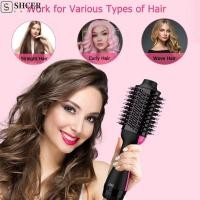ราคา SHCER แปรงหวีผมลมร้อน แปรงเครื่องเป่าผมป้องกันน้ําร้อนลวก 4 In 1 ไร้สาย 60 ซี 120 C Dual Function Operation แปรงผมไฟฟ้าแบบชาร์จไฟได้จัดแต่งทรงผม (44902396413)