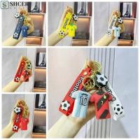 ราคา SHCER ฟุตบอลผู้เล่น JERSEY พวงกุญแจ 10 Messi Ronaldo ฟุตบอล Star JERSEY Kerying กีฬาเสื้อกันหนาว Mbappe ของที่ระลึก PVC ฟุตบอล Star พวงกุญแจผู้ชายผู้หญิง (43577178590)