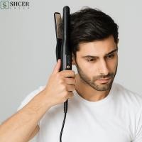 ราคา ชเซอร์ เครื่องหนีบผม 2 ใน 1 ลื่นจับปลอกพลาสติกผู้ชายดัดผมเหล็ก เครื่องมือผมมินิความร้อนอย่างรวดเร็วอัตโนมัติปิดบ้านดัดผมท่องเ (41326681684)