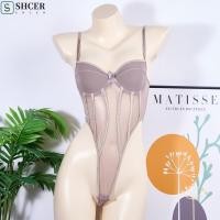 ราคา SHCER ผู้หญิงชุดบอดี้สูท Shapewear Slimmer Body Shaper ทอง Leotard ตาข่าย Body Shaper Corset สาวเผ็ดบอดี้สูทเสื้อกั๊กบางแขนกุด Tummy Control Slimming Sheath Lady (57052284680)