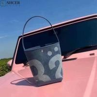 ราคา SHCER Rally Movement Bucket Bag กระเป๋าสะพายความจุขนาดใหญ่ไทย การเคลื่อนไหวแรลลี่หรูหราสไตล์เกาหลีการออกแบบแฟชั่นกระเป๋าผ้าแคนวาสช้อปปิ้ง (47652210580)