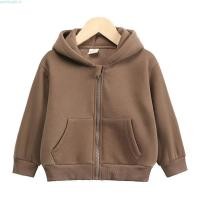 ราคา เด็กชายหญิงแจ็คเก็ตแขนยาวผ้าฝ้ายเสื้อกันหนาวหมวกมีฮู้ดมีฮู้ดตุ๊กตาซิปด้านบน (44652814252)