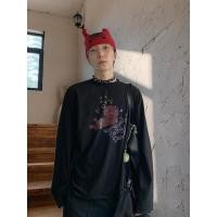 ราคา WE11DONE ALTINA เสื้อยืดแขนยาว VTG สไตล์สตรีทย้อนยุคอเมริกัน พิมพ์ลายปีศาจตัวน้อย เสื้อชั้นใน สไตล์อินสตาแกรม (54602265330)