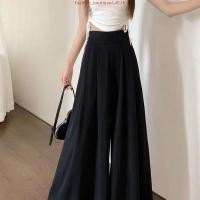 ราคา กางเกงขากว้างลําลอง เอวสูง แต่งจับจีบ ขนาดใหญ่ แฟชั่นฤดูใบไม้ผลิ และฤดูร้อน สําหรับสตรี 2024 (41176704739)