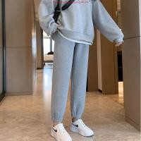 ราคา Plus Size กางเกงขายาว ผู้หญิง ไซส์ใหญ่ สาวอวบ สไตล์ลำลอง เอวยางยืด มีเชือกผูก ทรงหลวม ทรงสปอร์ต ฤดูหนาว เกาหลี แฟชั่น ใส่สบาย สาว อวบอ้วน พลัสไซส์ (47253322602)