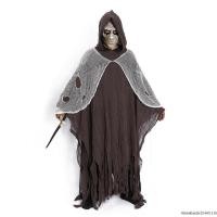 ราคา ฮาโลวีน ชุดฮาโลวีน เสื้อคลุมฮาโลวีน อุปกรณ์ประกอบฉากเครื่องแต่งกายยมทูต บ้านผีสิงที่น่ากลัว เครื่องแต่งกายที่น่ากลัวในเสื้อคลุมสีดํา ลูกบอลเครื่องแต่งกายผี ขบวนพาเหรดแต่งตัวเสื้อคลุม (54853435306)
