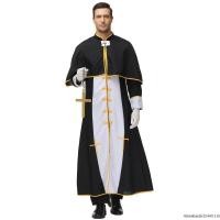 ราคา ชุดบาทหลวงผู้ใหญ่ยุคกลางสำหรับผู้ชายศาสนาคริสต์นิกายคาทอลิกเสื้อคลุมบาทหลวงวันฮาโลวีนอีสเตอร์คอสเพลย์พ่อชุดคอสตูมจีซัส (52302117094)