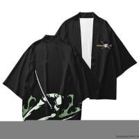 ราคา ชุดกิโมโนวันพีซขนาดบวก Roronoa Zoro Monkey D ลูฟี่ญี่ปุ่นฮาโอริผู้ชายยูกาตะเครื่องแต่งกายคอสเพลย์ฮาราจูกุสตรีทแวร์ (49753451270)