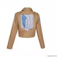 ราคา เสื้อแจ็กเก็ต เสื้อคลุม ลายอนิเมะ Attack on Titan Shingeki No Kyojin สีน้ําตาล สําหรับผู้ชาย ผู้หญิง (53303539433)