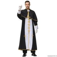 ราคา ชุดบาทหลวงผู้ใหญ่ยุคกลางสำหรับผู้ชายศาสนาคริสต์นิกายคาทอลิกเสื้อคลุมบาทหลวงวันฮาโลวีนอีสเตอร์คอสเพลย์พ่อชุดคอสตูมจีซัส (28493861317)