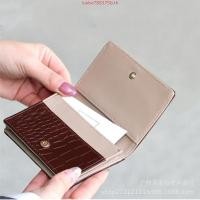 ราคา Prang Crocodile Leather Card Holder ซองใส่บัตร หนังจระเข้ ซองการ์ด กระเป๋าใส่บัตร C ACNC 030 R (50702856179)