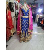 ราคา ชุดแลงก้า กระโปรงอินเดีย มีหลายสีนำเข้าจากอินเดีย (29872890205)