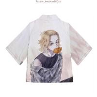 ราคา อะนิเมะโตเกียว Revengers คอสเพลย์เครื่องแต่งกายชุดกิโมโนแจ็คเก็ตเสื้อยืด Manjiro Sano Ken Ryuguji Draken Mikey ชุดกิโมโนฮาโอริ Unisex (45752936260)