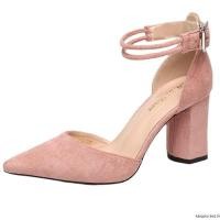 ราคา รองเท้าส้นสูง ส้นหนา หัวแหลม มีสายรัดข้อเท้า เข้ากับทุกการแต่งกาย แฟชั่นฤดูใบไม้ผลิ และฤดูร้อน สไตล์เกาหลี สําหรับผู้หญิง 2022 (49752629687)