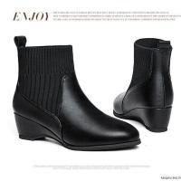 ราคา รองเท้าบูทสั้น ผ้าขนสัตว์ หัวกลม แฟชั่นฤดูหนาว สําหรับผู้หญิง (51402911997)