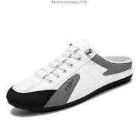 ราคา JINTOHO รองเท้าแตะลําลอง ผ้าใบ สวมครึ่งเท้า แฟชั่นฤดูร้อน สําหรับผู้ชาย (51002570220)