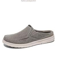 ราคา รองเท้าผ้าใบลําลอง แบบสวมครึ่งหนึ่ง น้ําหนักเบาพิเศษ เหมาะกับใส่ในสวน สําหรับผู้ชาย ไซซ์ eu39 47 (55203772131)