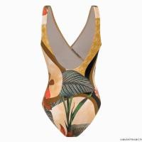 ราคา ชุดว่ายน้ำบิกินี่แบบวันพีซสไตล์ตะวันตก ชุดคลุมท้อง ชุดกระโปรงชายหาดชิฟฟอนสำหรับการเดินทางสปาและว่ายน้ำ (47153331558)