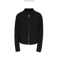 ราคา เสื้อคาร์ดิแกนผู้ชายแบบวินเทจอเมริกัน คอเต่า แขนยาว พร้อมซิบ (47353782488)