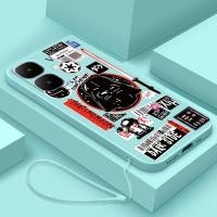 ราคา Infinix Smart 10 X6725 infinix Smart10 Matte Liquid Silicon Square Casing Black Warrior Star Wars Soft Case Cover (41575456000)