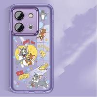 ราคา OPPO A6 Pro 5G A6 Pro 4G การ์ตูน Tom Jerry เคสกันกระแทกคริสตัลใสฝาครอบสีลูกกวาด (40872098115)