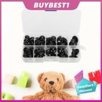 ราคา Buybest1 Buybest1 52 ชิ้นตุ๊กตาตาความปลอดภัยพลาสติกสีดำหมีทำมือตุ๊กตาสัตว์ทำอุปกรณ์ 12 20 มิลลิเมตร (49153592218)
