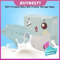 ราคา Buybest1 Buybest1 30 ชิ้นแบบพกพาที่ใช้แล้วทิ้งเด็กให้อาหารนมผงถุงเก็บความชื้นป้องกันการรั่วซึมถุงนมผงสำหรับการดูแลช่วงกลางวันการเดินทางของครอบครัวสามารถทำเครื่องหมายชื่อวันที่และเวลา (58002824090)