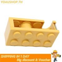 ราคา Yoaushop ตู้เทปรูปทรงบล็อกอาคารขนาดเล็ก ที่วางโต๊ะทำงานแบบตัดง่ายวัสดุ PP สีเหลือง (54350857877)
