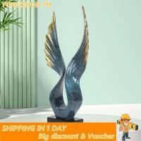 ราคา Yoaushop Yoaushop Pissente บทคัดย่อปีกประติมากรรมรูปปั้นเครื่องประดับเรซินสำหรับห้องนั่งเล่นขาตั้งทีวีโต๊ะรับประทานอาหารชั้นวางสำนักงานตกแต่งกลาง สีขาว (51853259341)