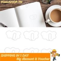 ราคา Yoaushop Yoaushop Homairate คลิปหนีบกระดาษรูปเมฆคลิปหนีบกระดาษแข็งแรงสำหรับอุปกรณ์สำนักงานโรงเรียน สีขาว (49803280520)