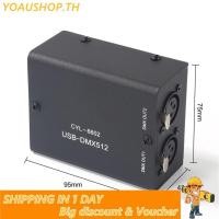 ราคา yoaushop th usb ถึง DMX512 LED Light Control Stage Lighting Controller Channels Decoder Module ด้วย CD (26391893216)